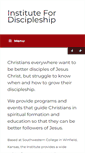 Mobile Screenshot of institutefordiscipleship.org